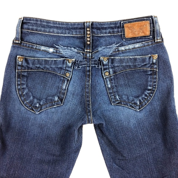 robin jeans with the wings